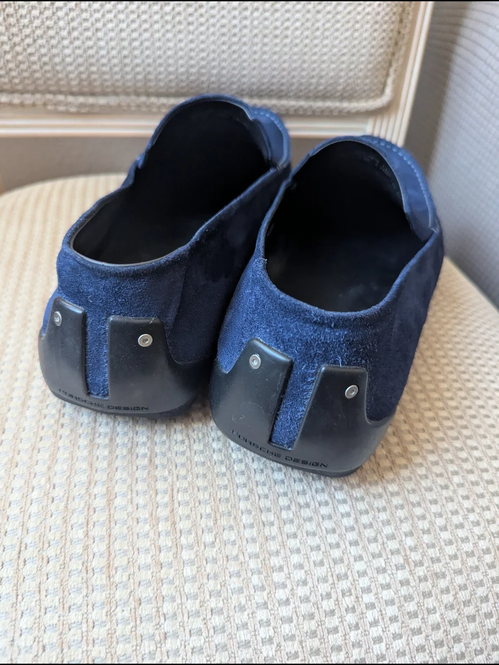 Porsche Design Men's Navy Suede Loafers